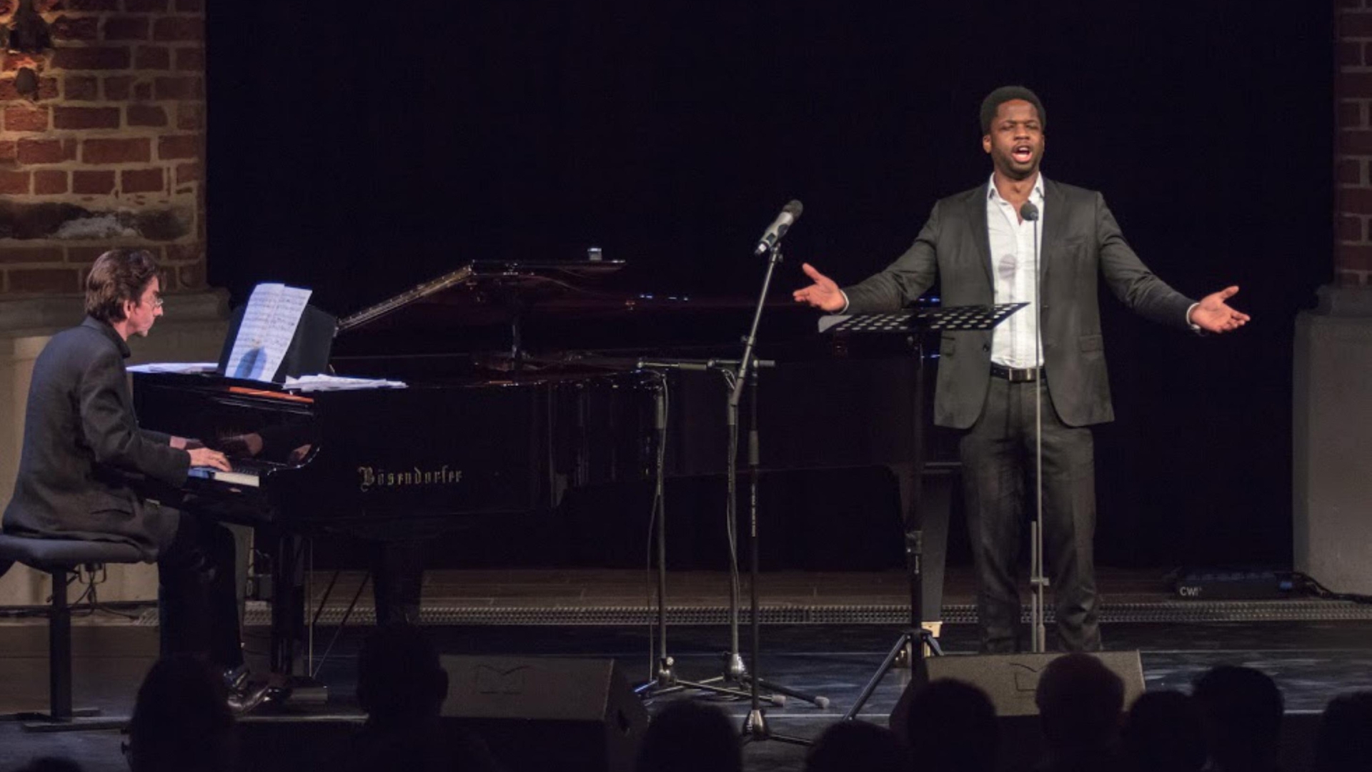 Photo of concert with Justin Hopkins and Philip Headlam